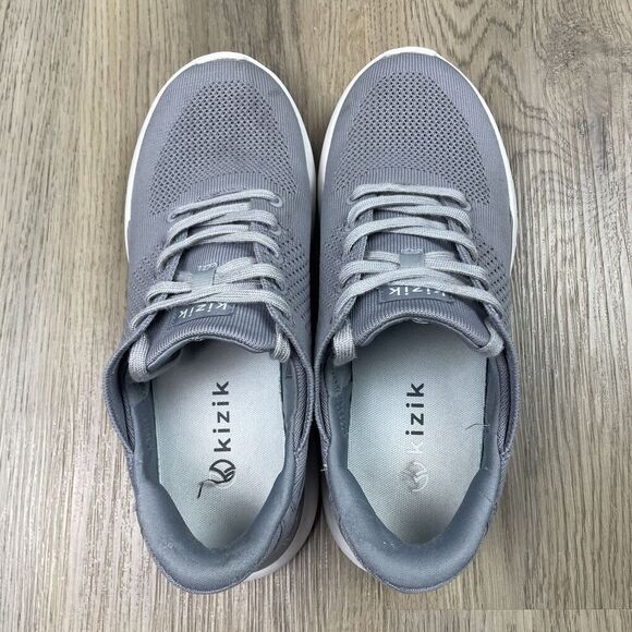 Kizik Shoes Mens 8.5 Gray Lima Handsfree Athletic Sneakers Lightweight Mesh - Picture 12 of 14